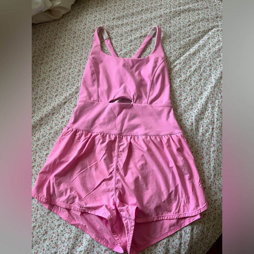 Free People Movement Righteous Runsie in Hot Pink